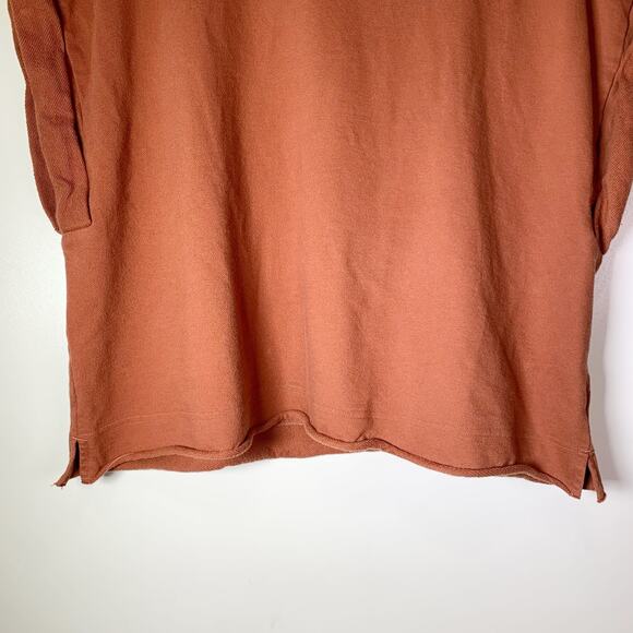 Calla Oversized Cotton Top Women’s XL Brown Tank Tunic Style Minimal - Picture 4 of 16